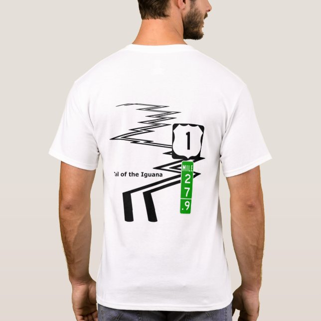 Tail of the Iguana 2020 Green US1 T-Shirt (Back)