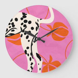 Tail & Texture Large Clock