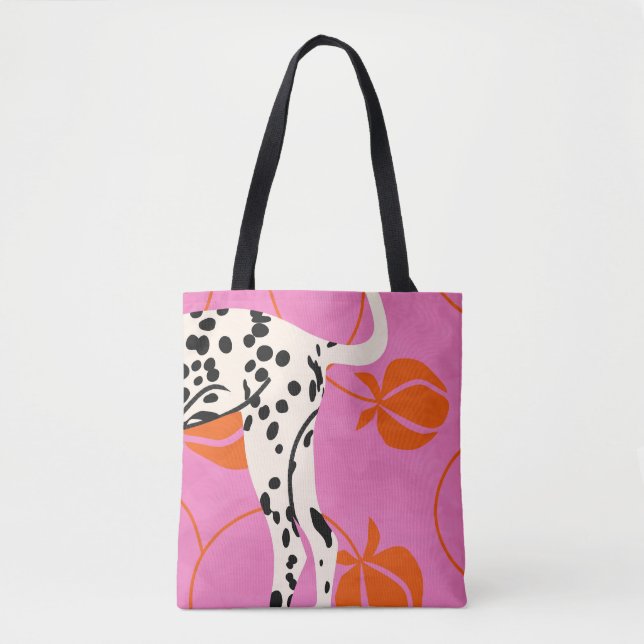 Tail & Texture Tote Bag (Front)