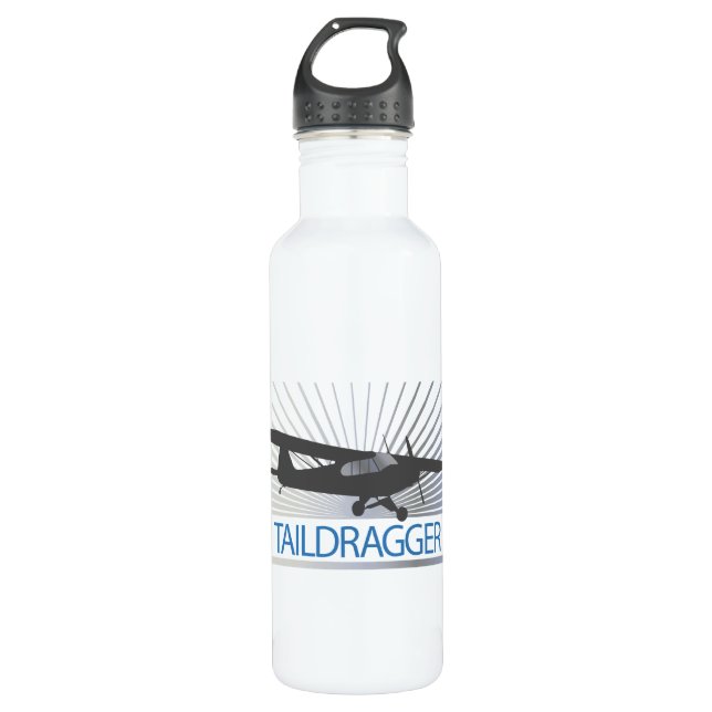 Taildragger Airplane 710 Ml Water Bottle (Front)