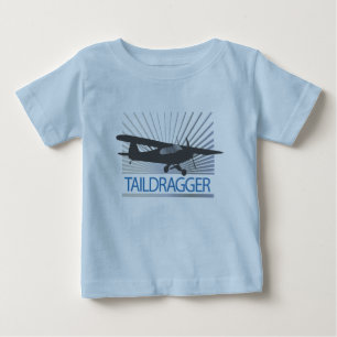 Taildragger Airplane Baby T-Shirt