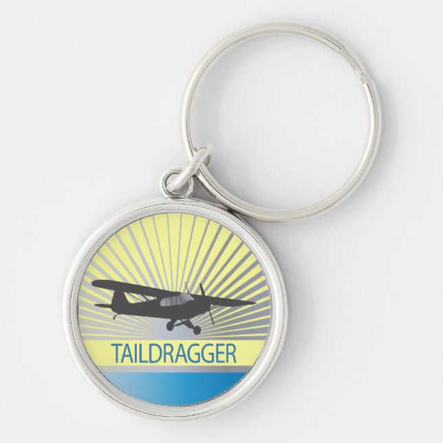 Taildragger Airplane Keychain (Front)