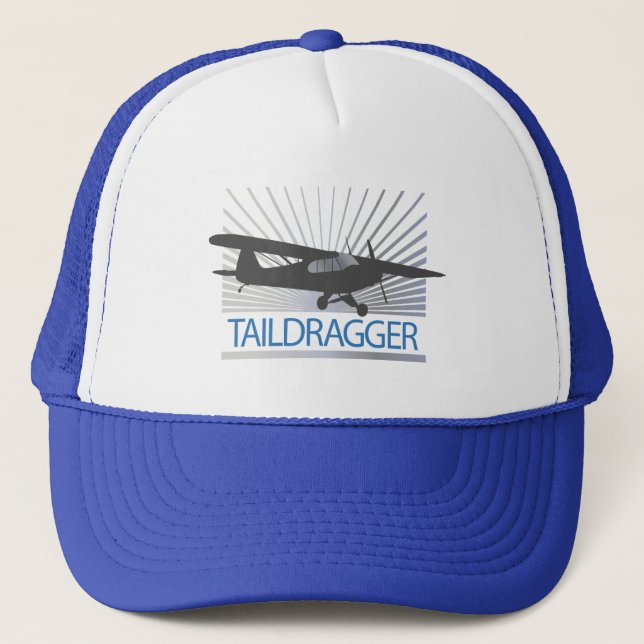 Taildragger Airplane Trucker Hat (Front)