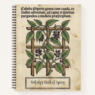 Tailed Pepper: Medieval Cubeb Botanical Notebook