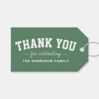 Tailgate baby shower blue favour thank you