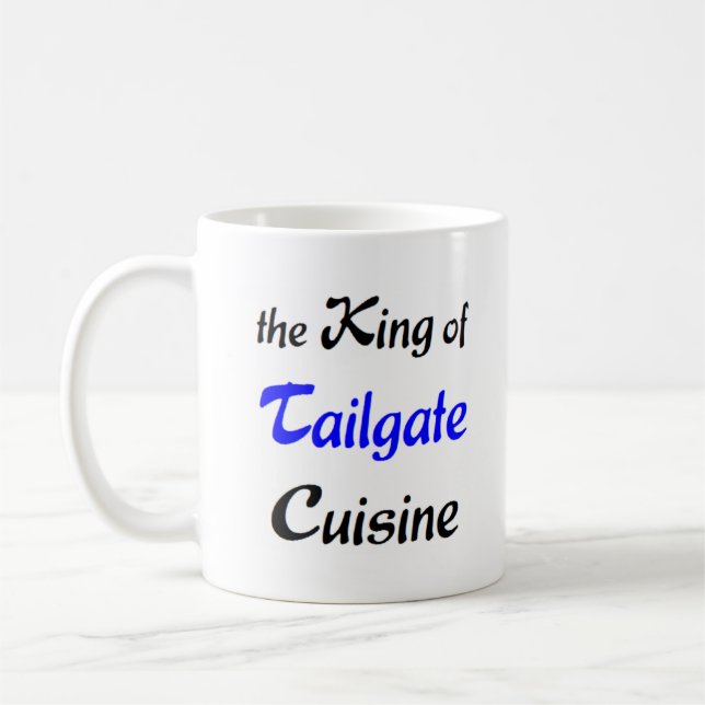 tailgate cooking king coffee mug (Left)