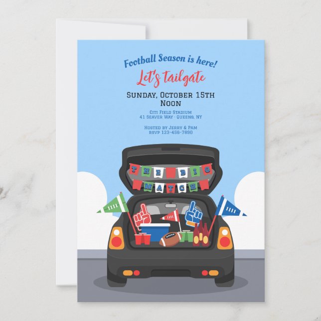 Tailgate Party Invitation (Front)