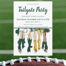 Tailgate Party Waco Ladies Cowboy Boots Green Gold