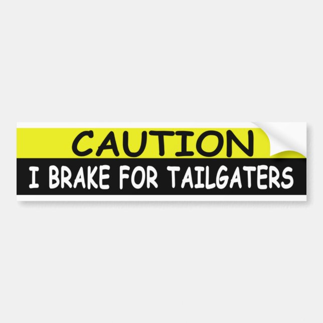 TAILGATERS BUMPER STICKER (Front)