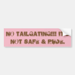 Rude Bumper Stickers, Car Stickers & Car Decals | Zazzle CA