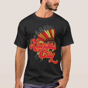 Tailgating Love Kansas City Chiefs  Native America T-Shirt