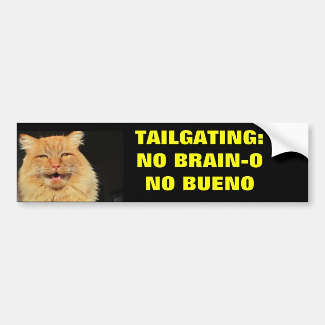 Tailgating November Brain-o November Bueno Bumper Sticker (Front)