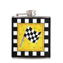Tailgating Race Chequered Flag Name Personalized