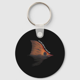 Tailing Redfish Fishing Joke Redfishing Red Drum F Keychain