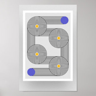 Taille A4 Bauhaus Poster d'art 10.1