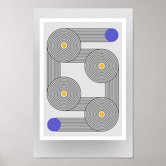 Taille A4 Bauhaus Poster d'art 10.1 (Devant)