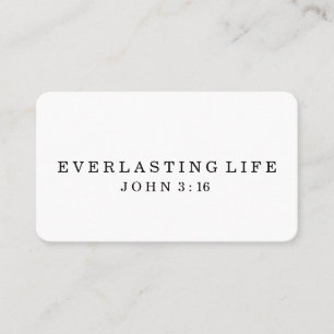 Taille ÉTERNELLE de carte de visite de la VIE  