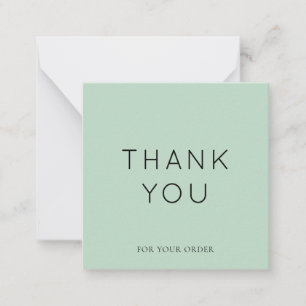 Taille minimale Petite entreprise Carte de remerci
