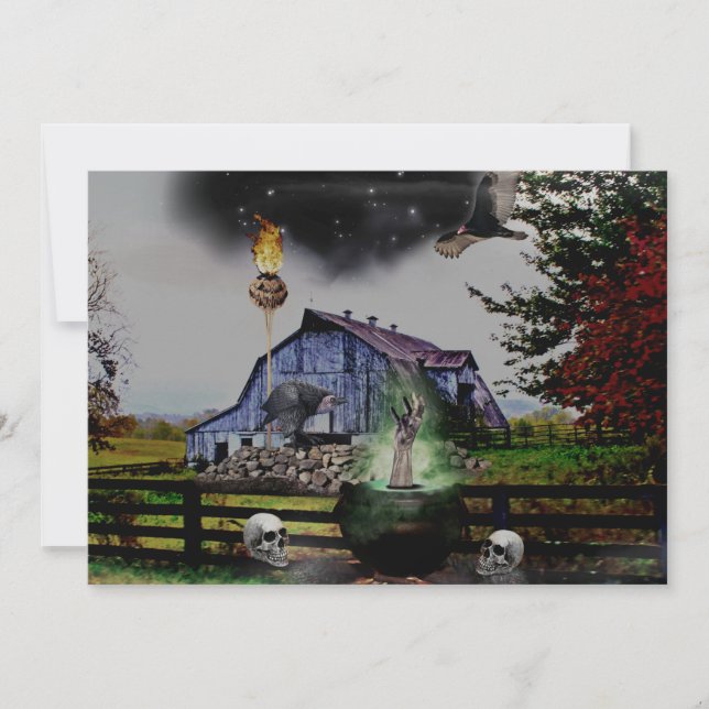 *~* Tailler HAUTEUR HALLOWEEN CARTE (Devant)