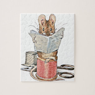 Tailor Mouse on Spool of Thread Jigsaw Puzzle