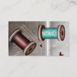 Tailor needle spool Couture Business Card
