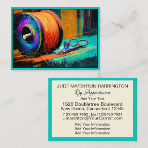 Tailor, Seamstress Business Card
