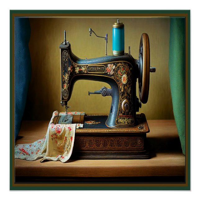 Tailor, Seamstress Poster Matching Business Card  (Front)