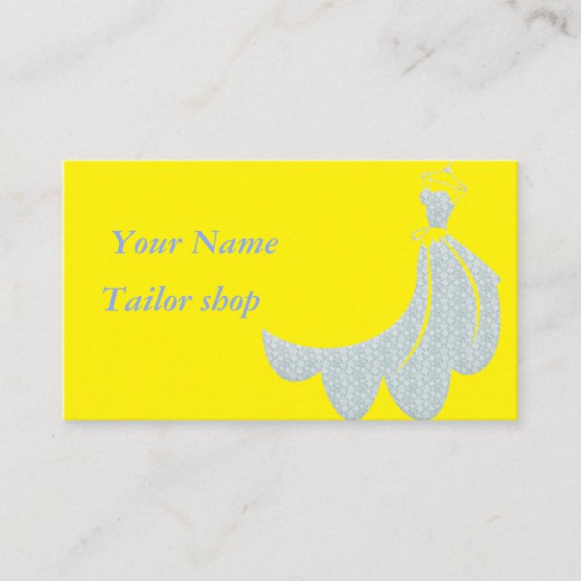 Tailor shop business card (Front)