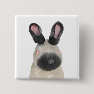 Tailored Rabbit 2 Inch Square Button