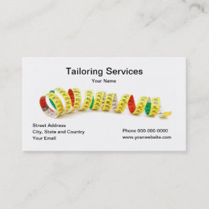 Tailoring Services Business Card