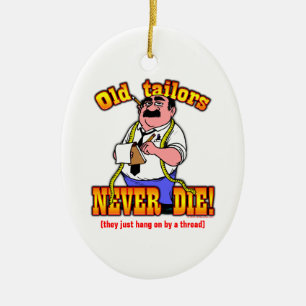 Tailors Ceramic Ornament