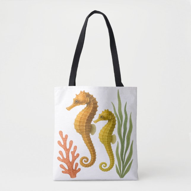 Tails Entwined Tote Bag (Front)