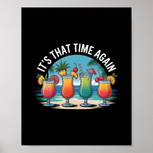 Tails Tropical Summer Island Vacation Caribbean Ho Poster