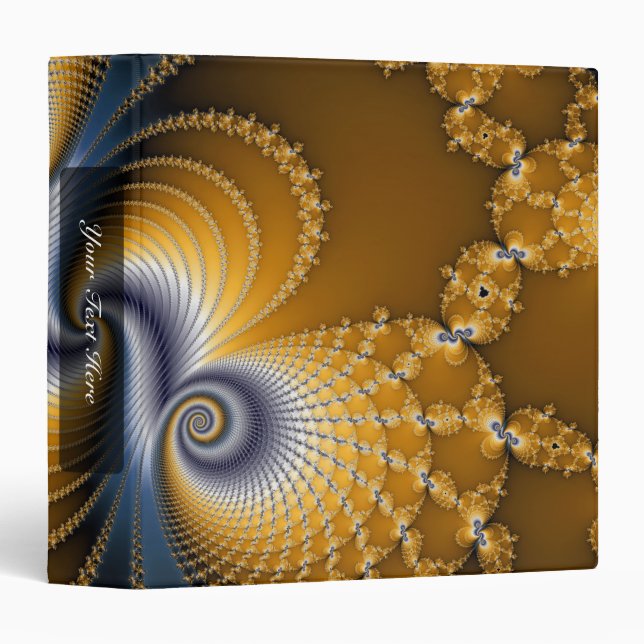 Tailspin - Fractal art Binder (Front/Spine)