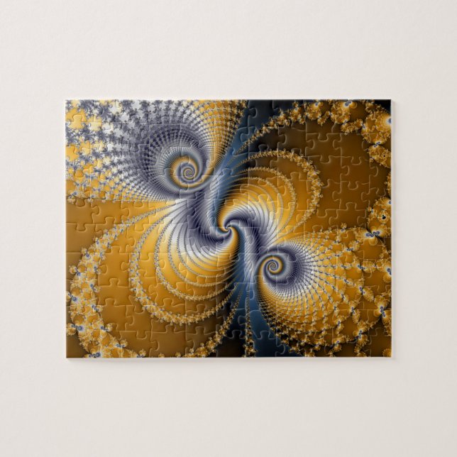 Tailspin - Fractal art Jigsaw Puzzle (Horizontal)