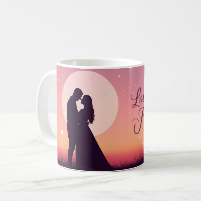 T'aime pour toujours | Mug romantique de la Saint- (Devant gauche)