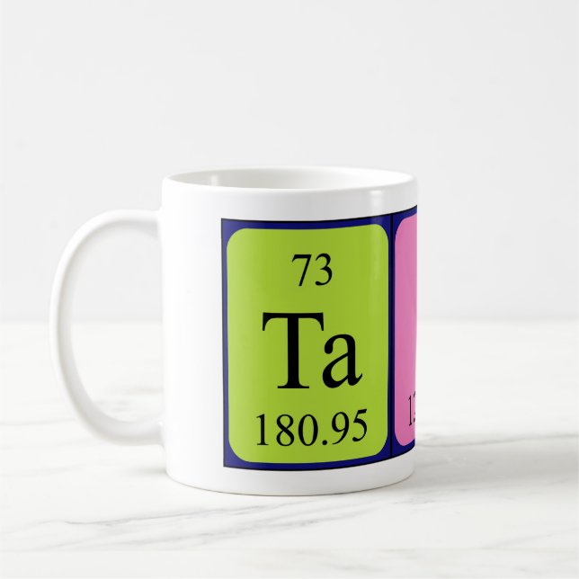 Taina nom de table périodique tasse (Gauche)