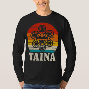 Taina Sun Vintage Puerto Rico Boricua Taino Borike T-Shirt