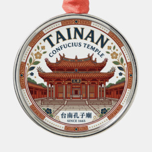 Tainan Confucius Temple Taiwan Metal Ornament