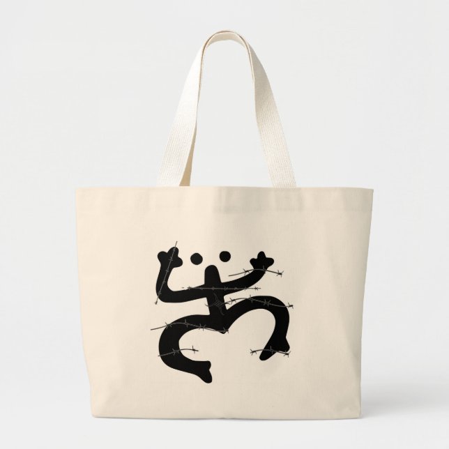 Taino Nativo Large Tote Bag (Front)