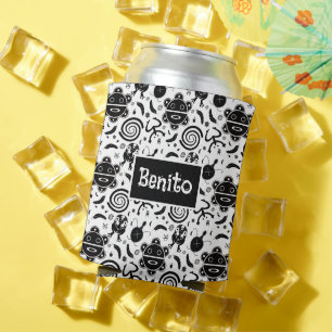 Taino Symbols Puerto Rico Culture Can Cooler