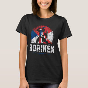 Taino Warrior Indian Puerto Rico Pride Boricua Pue T-Shirt