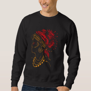 Taino Woman Taina Boricua Boriken Puerto Rican Car Sweatshirt