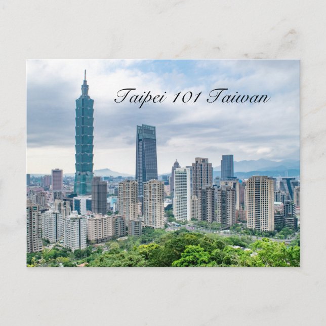 Taipei 101 Taiwan Postcard (Front)