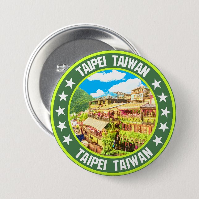 Taipei                                             3 inch round button (Front & Back)