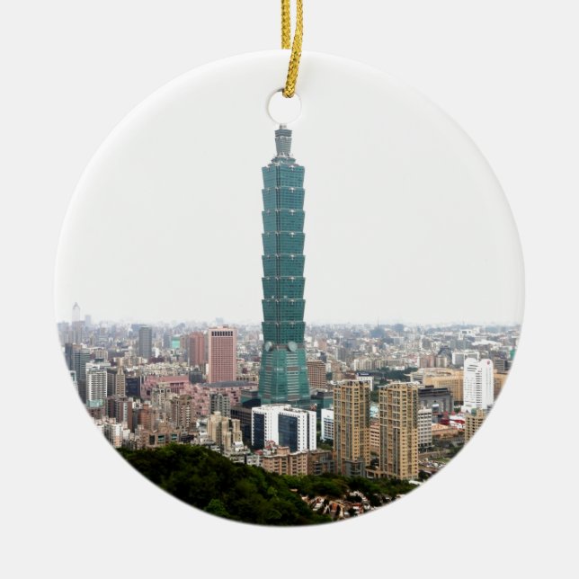 Taipei amk 101 proud of yourselves ceramic ornament (Front)