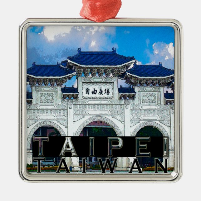 Taipei Metal Ornament (Front)