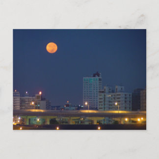 Taipei Night Moon Postcard