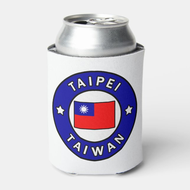 Taipei Taiwan Can Cooler (Can Front)