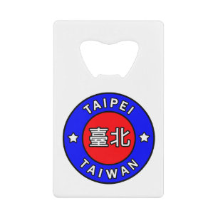 Taipei Taiwan Credit Card Bottle Opener